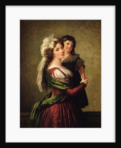 Madame Rousseau and her Daughter, 1789 by Elisabeth Louise Vigee-Lebrun