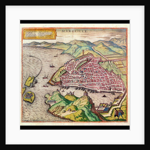 View of Marseille, 1574 by French School