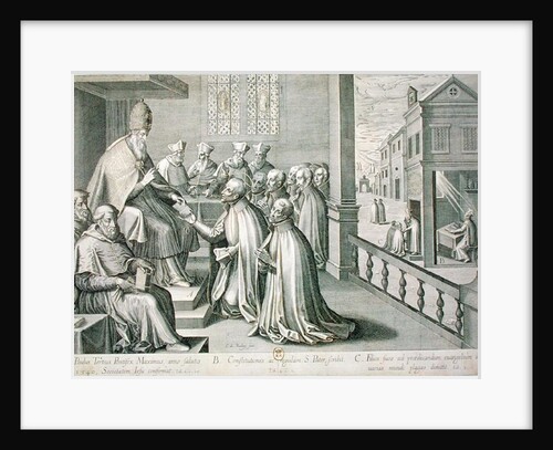 Pope Paul III Receiving the Rule of the Society of Jesus, 1540 by C. Malloy