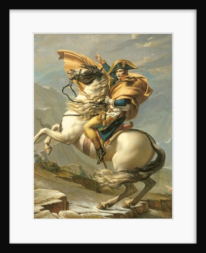 Napoleon Crossing the Alps at the St Bernard Pass, 20th May 1800, c.1800-01 by Jacques Louis David
