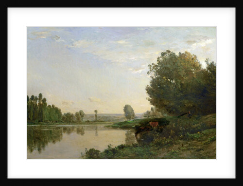 The Banks of the Oise, Morning, 1866 by Charles Francois Daubigny