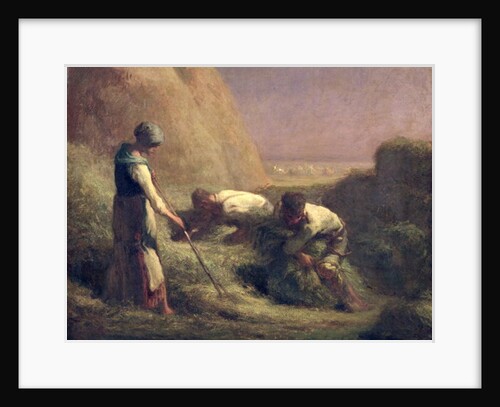 The Hay Trussers, 1850-51 by Jean-Francois Millet