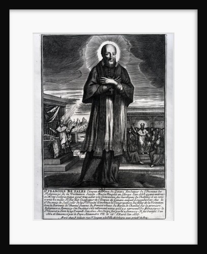 Saint Francois de Sales by French School