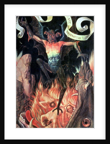 Hell, right hand panel from the Triptych of Earthly Vanity and Divine Salvation, c.1485 by Hans Memling