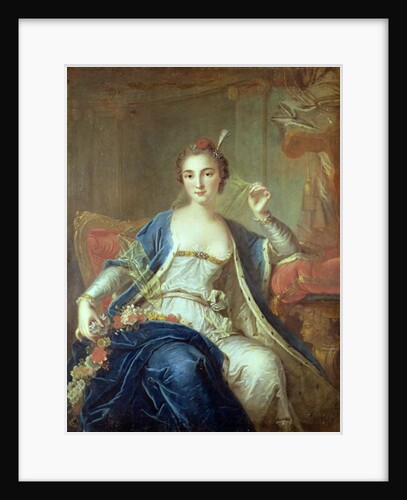 Portrait of Mademoiselle Marie Salle 1737 by Louis Michel van Loo