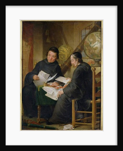 P.P. Leseur and Francois Jacquier in Rome, 1772 by Louis Gabriel Blanchet