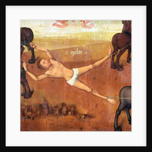 Martyrdom of St. Hippolytus by French School