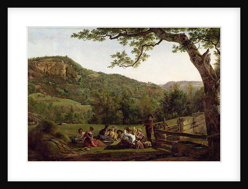 Haymakers Picnicking in a Field by Jean Louis De Marne