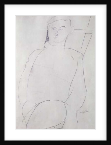 Jacques Lipchitz c.1917 by Amedeo Modigliani