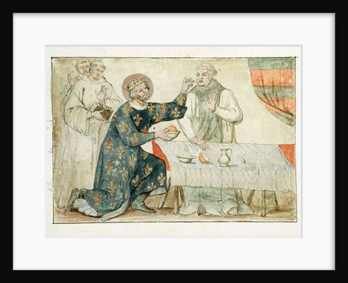 St. Louis feeding a miserly monk by Nicolas Claude Fabri de Peiresc