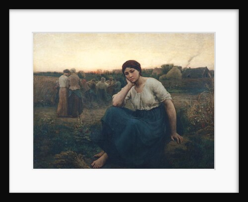Evening, 1860 by Jules Breton