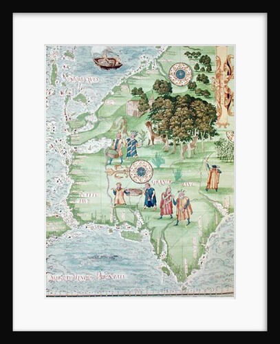 Fol.32v The Spice Trade in the Moluccas by Guillaume Le Testu