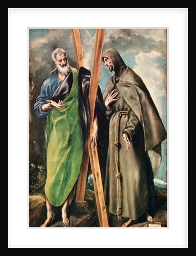 SS. Andrew and Francis of Assisi, after 1576 by El Greco