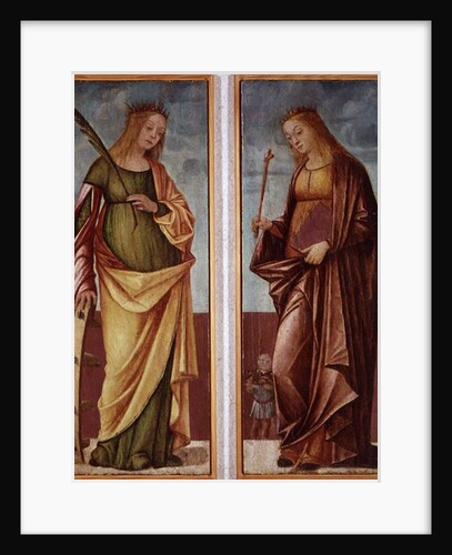 St. Catherine of Alexandria and St. Paraceve or Veneranda by Vittore Carpaccio