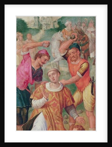 The Stoning of St. Stephen by French School