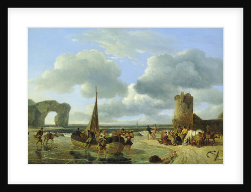 Coastal Scene by Jean Louis De Marne