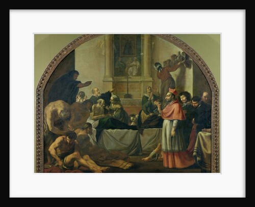 St. Charles Borromeo Visiting the Plague Victims in Milan in 1576 by Karel Skreta