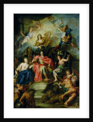Louis XIV Crowned by Glory, c.1686 by Antoine Coypel