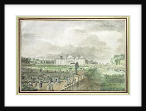 Chateau and Garden of Sceaux by Meunier