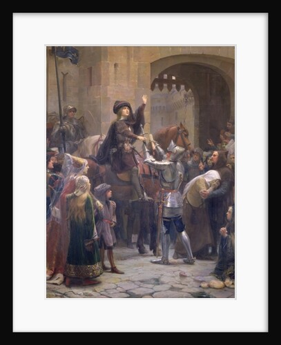 Joan of Arc Leaving Vaucouleurs, 23rd February 1429 by Jean-Jacques Scherrer