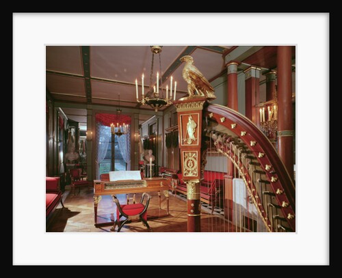 Interior of Empress Josephine's music room by French School