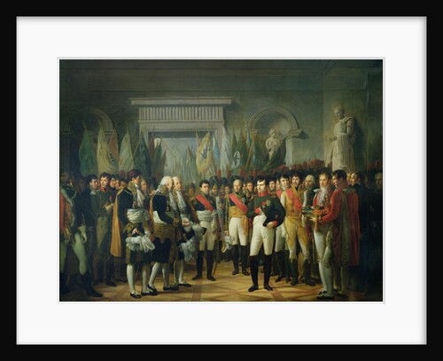 Napoleon I Receiving the Deputies of the Conservative Senate at the Royal Palace in Berlin, 19th November 1806 by Rene Theodore Berthon
