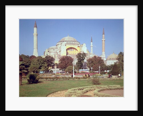 Exterior view, built 532-37 AD by Byzantine School