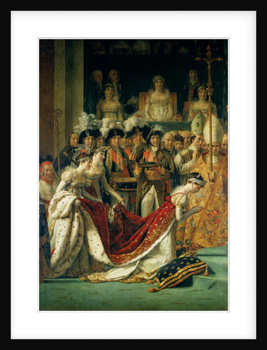 The Consecration of the Emperor Napoleon and the Coronation of the Empress Josephine by Pope Pius VII, 2nd December 1804 by Jacques Louis David