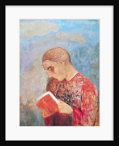 Alsace or, Monk Reading, c.1914 by Odilon Redon