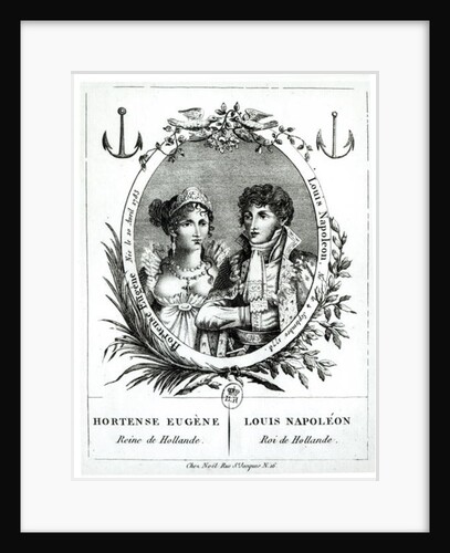Hortense de Beauharnais and Louis-Napoleon Bonaparte by French School