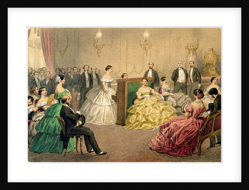 Concert at the Chausee d'Antin by Henri de Montaut