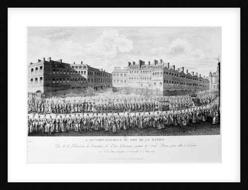 Procession of the Opening of the Estates General by French School