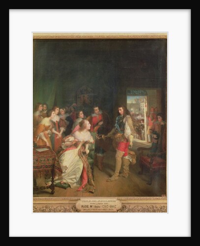 Meeting Between Louis II de Bourbon and Anne-Marie-Louise d'Orleans Duchess of Montpensier in 1652 by Sophie Rude