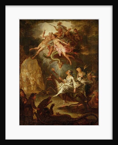 The Arrival at the Sabbath and the Homage to the Devil by Antoine Francois Saint-Aubert