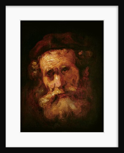 A Rabbi by Rembrandt Harmensz. van Rijn