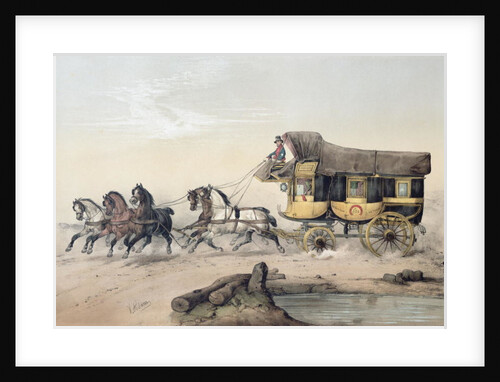 The Stage Coach by Victor Adam