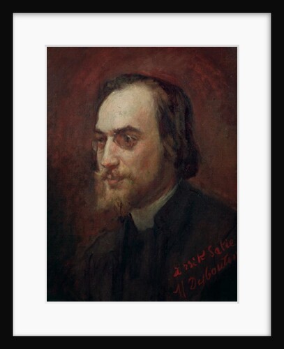 Portrait of Erik Satie , 19th century by Marcellin Gilbert Desboutin