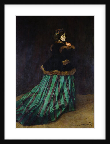 Camille, or The Woman in the Green Dress, 1866 by Claude Monet