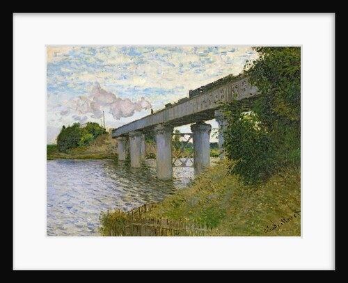 The Railway Bridge at Argenteuil by Claude Monet