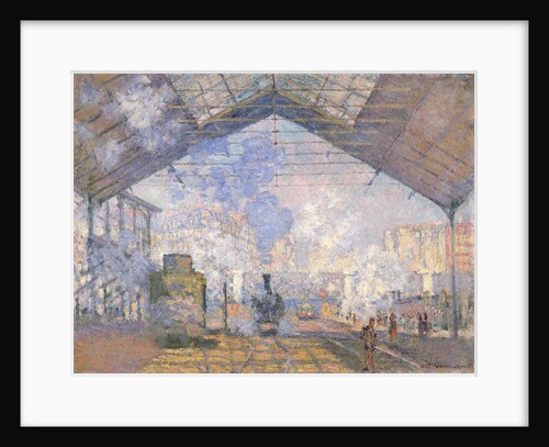 The Gare St. Lazare by Claude Monet