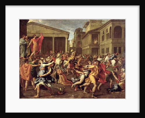 The Rape of the Sabines, c.1637-38 by Nicolas Poussin