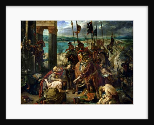 Entry of the Crusaders in Constantinople, 1840 (oil on canvas by Ferdinand Victor Eugene Delacroix