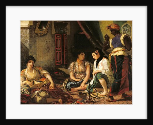The Women of Algiers in their Apartment, 1834 by Ferdinand Victor Eugene Delacroix