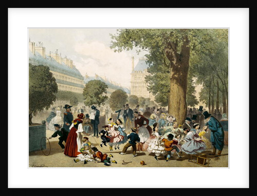The Tuileries, 1856 by Eugene Charles Francois Guerard
