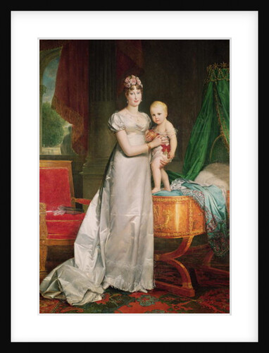Marie Louise and the King of Rome by Francois Pascal Simon Baron Gerard
