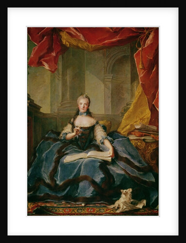 Madame Adelaide de France in Court Dress, 1758 by Jean-Marc Nattier