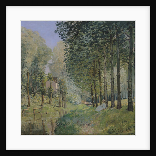 Resting by a Stream at the Edge of the Wood, 1872 by Alfred Sisley