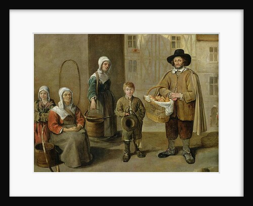 The Bread Seller and Water Carriers by Jean Michelin