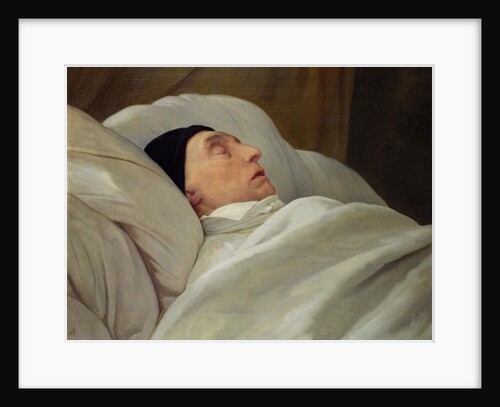 Marie Joseph Marquis de La Fayette, on his Deathbed by Ary Scheffer