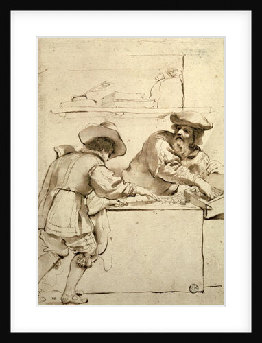The Moneylender by Guercino